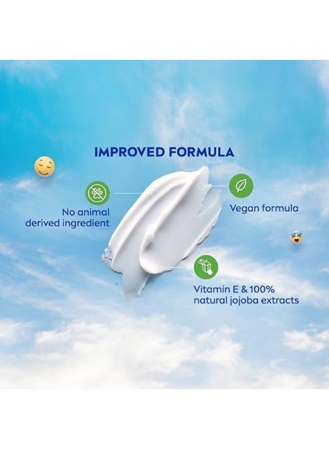 نيفيا كريم نيفيا سوفت المرطب الخفيف للوجه واليدين والجسم، ترطيب فوري، كريم غير دهني غني بفيتامين E وزيت الجوجوبا، 200 مل. - Image 3